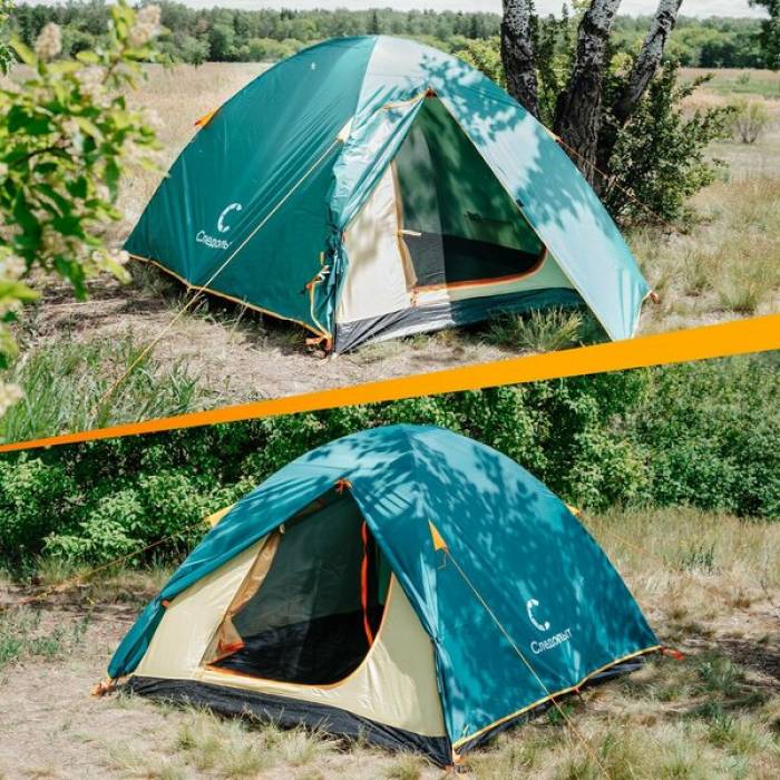 Палатка летняя двухслойная 